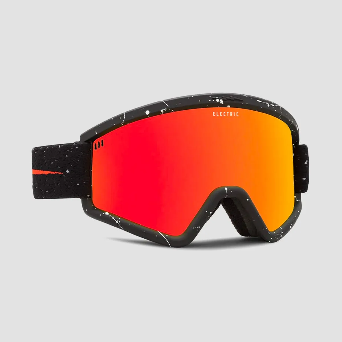 Electric Hex Snow Goggles Matte Speckled Black/Fire Chrome