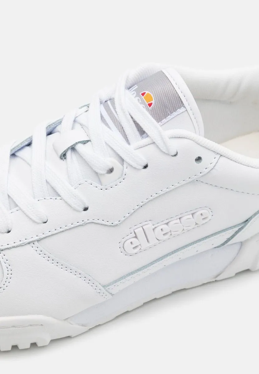 Ellesse Tanker Cupsule Leather Trainers White Mono