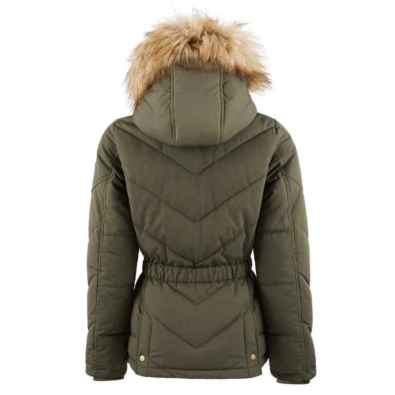 Fairfax and Favor Charlotte Ladies Eco-Fill Quilted Jacket - Khaki