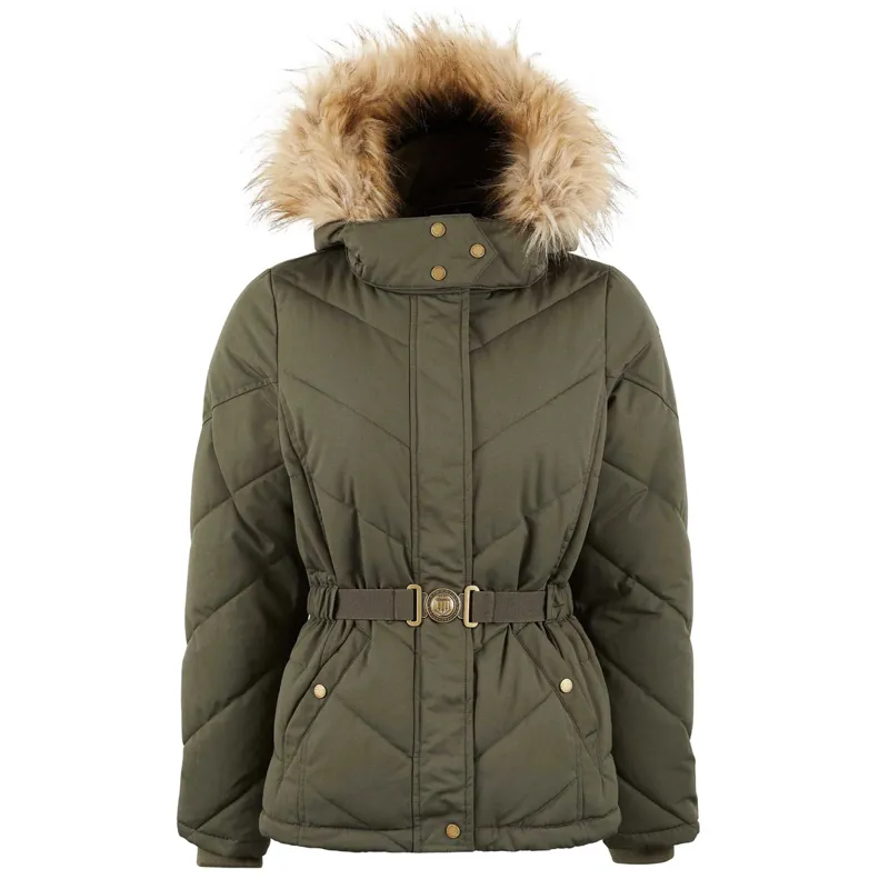 Fairfax and Favor Charlotte Ladies Eco-Fill Quilted Jacket - Khaki