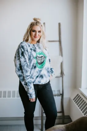 Feelin' Lucky Tie Dye Pullover FINAL SALE