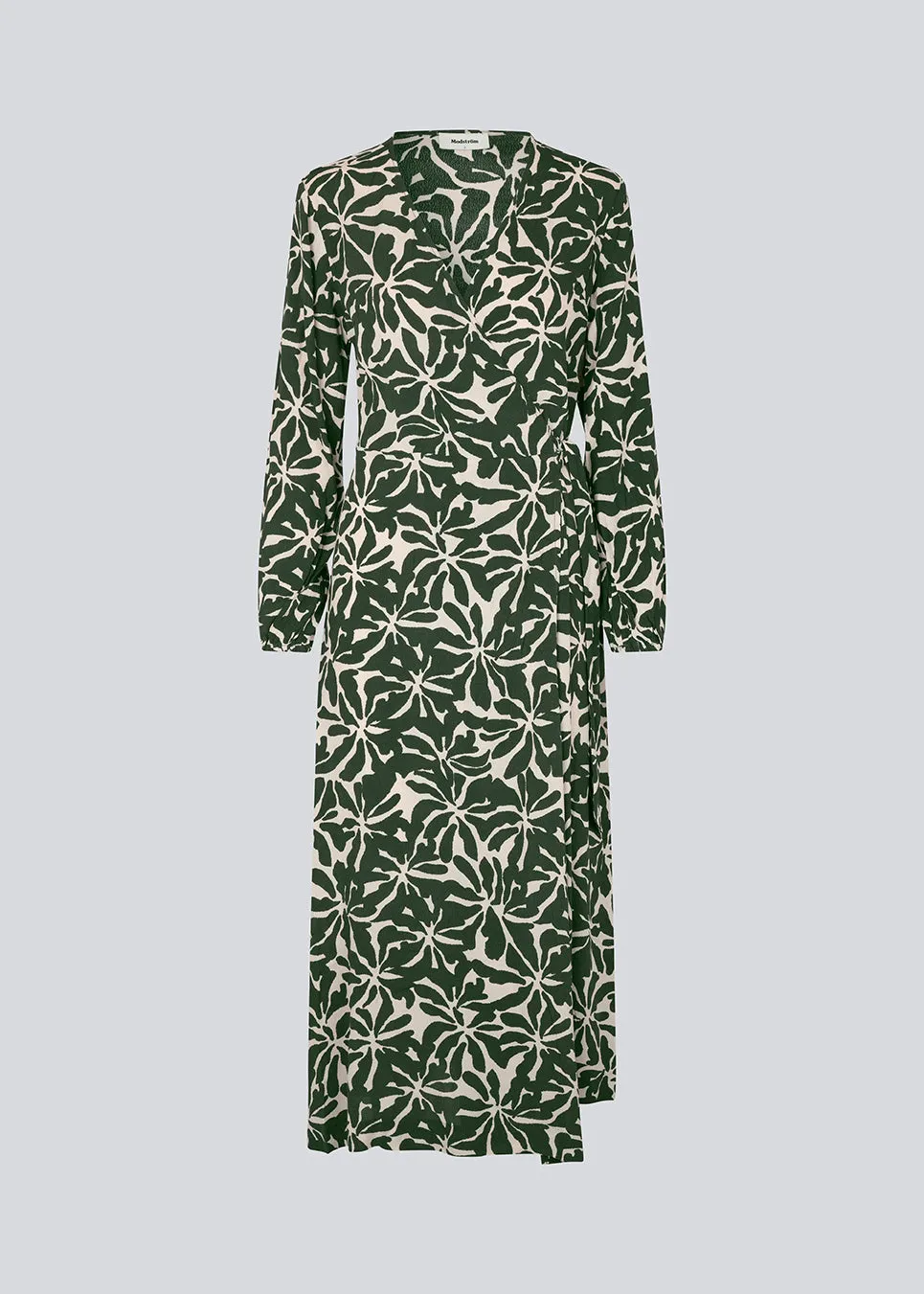 FernMD print wrap dress - Ocean Fleur