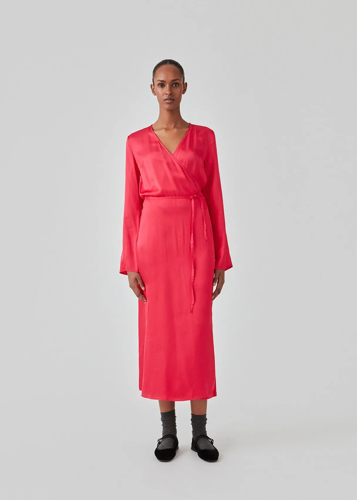 FloreMD wrap dress - Virtual Pink