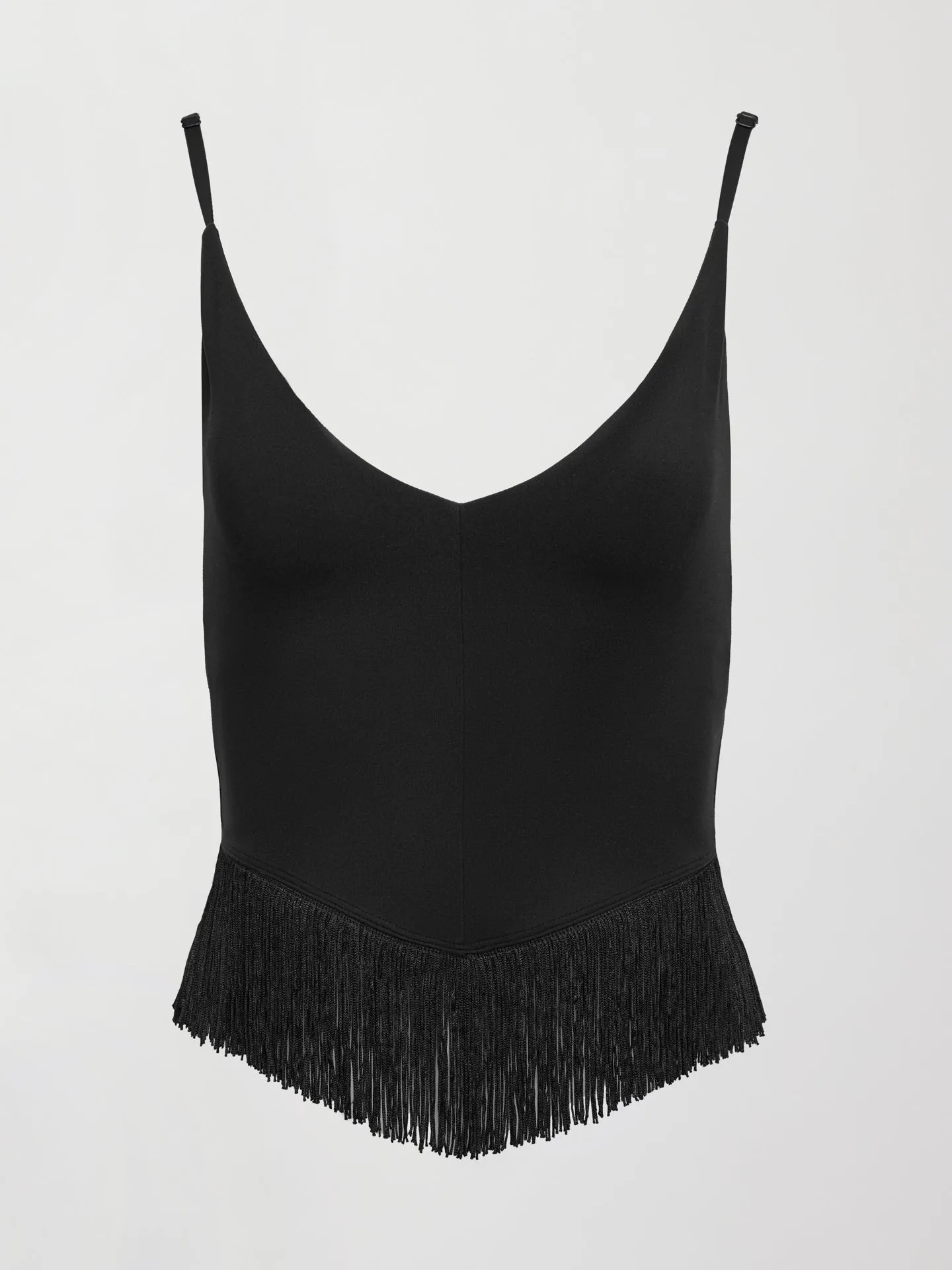 Fringe Tank in Melt - Black