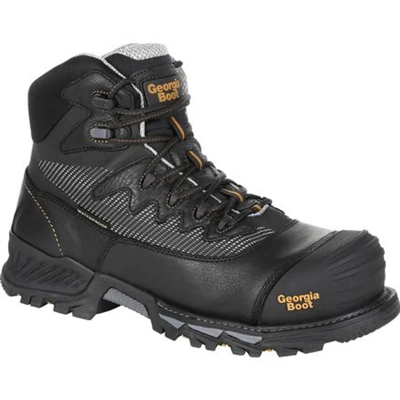 Georgia Boot Mens Rumbler Composite Toe Waterproof Hiker GB00311 BROWN