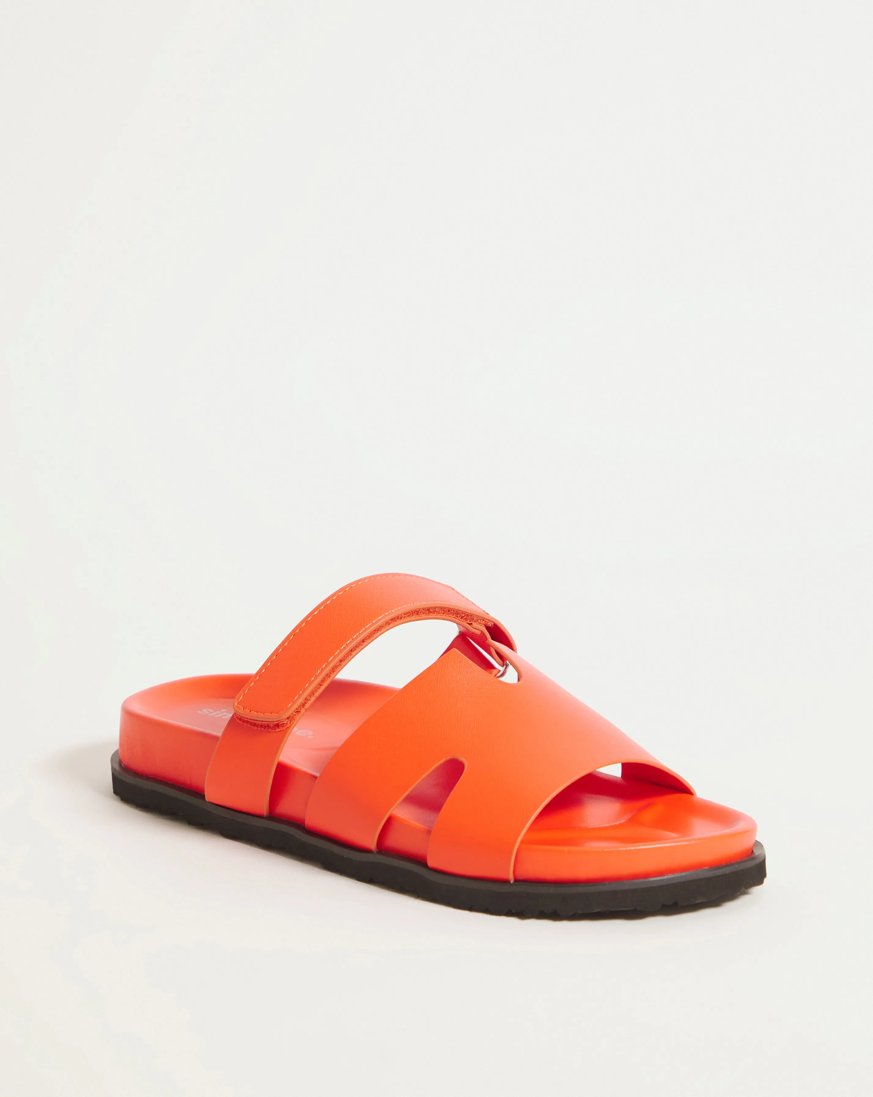 Georgina Touch and Close Footbed Sandals Wide E Fit | Simply Be