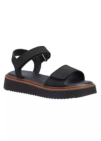 Girls Black Mini Cassie Sandals by Hush Puppies | Look Again