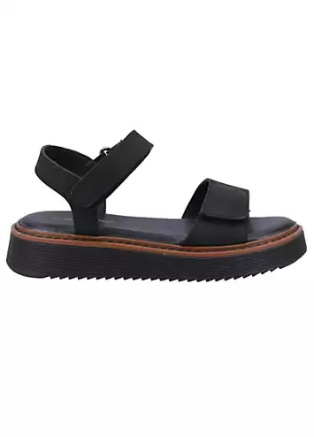 Girls Black Mini Cassie Sandals by Hush Puppies | Look Again