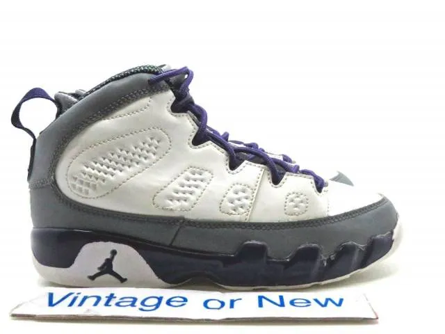 Girls Nike Air Jordan IX 9 Imperial Purple Retro PS 2012...