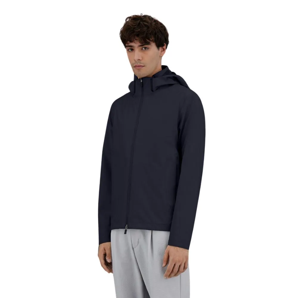 HERNO Laminar Waterproof Navy Jacket In Gore-tex Paclite | Menswear Online