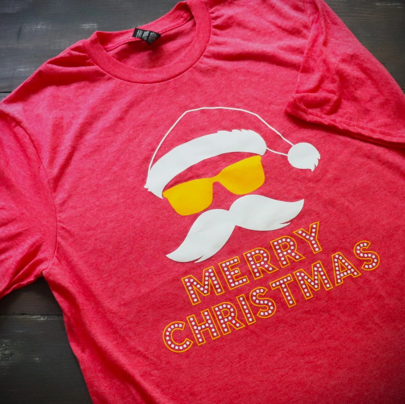 Hipster Santa Short Sleeve