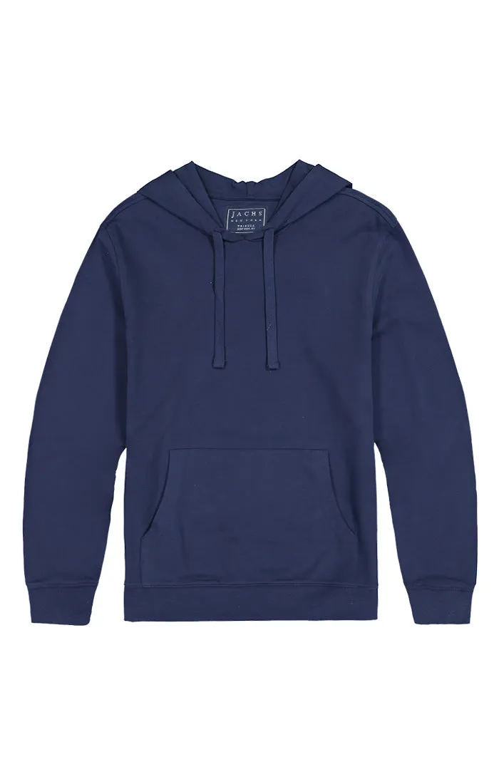 Indigo French Terry Pullover Hoodie