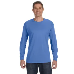 Jerzees Men's Columbia Blue 5.6 Oz Dri-Power Active Long-Sleeve T-Shirt