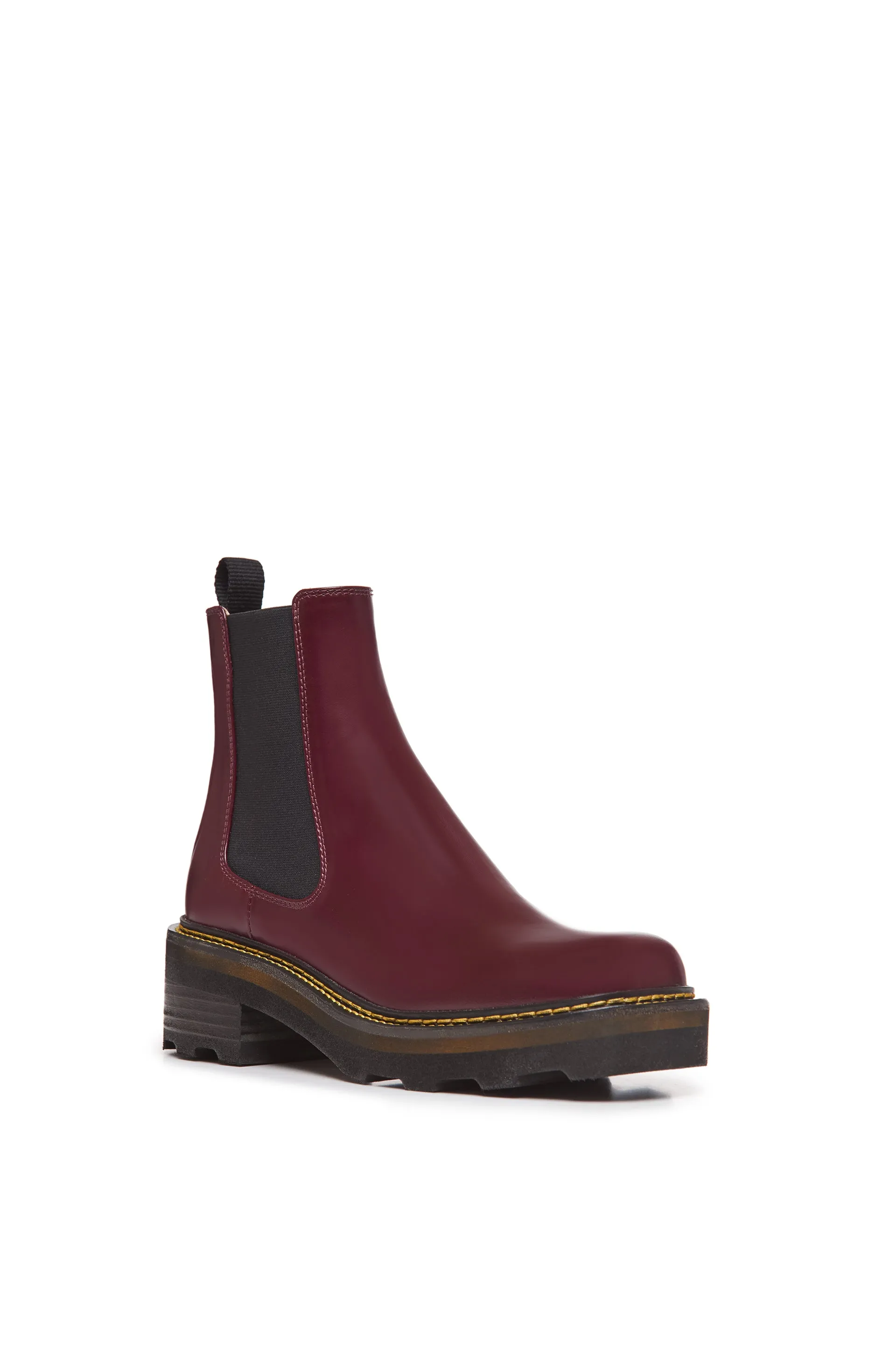 Jil Chelsea Boot in Windsor Wine Leather