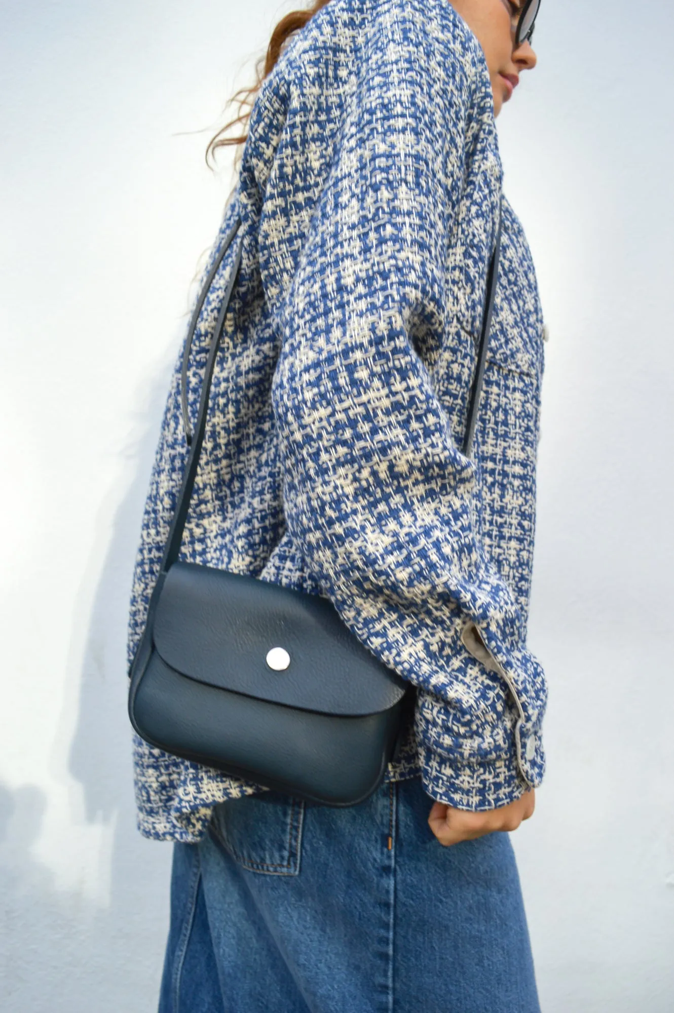 Kate Sheridan Navy Mini Pop Bag