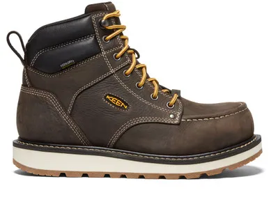 Keen | Cincinnati | 6" CT H2O Work Boot | Dark Chocolate/Sandshell