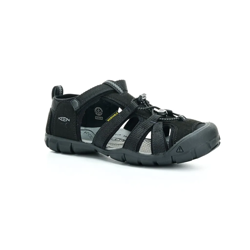 Keen Seacamp II Black/Grey AD (CNX) barefoot sandals