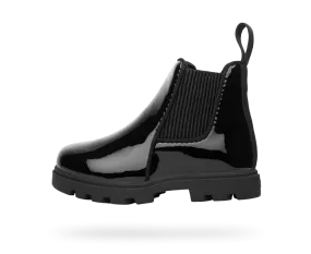 Kensington Treklite Kid's Chelsea Boot - Black Gloss