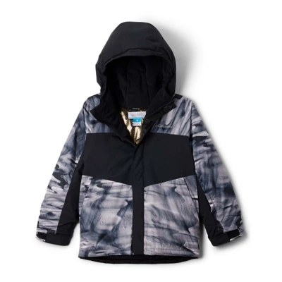 Kids' Columbia Mighty Mogul III Printed Waterproof Hooded Shell Jacket