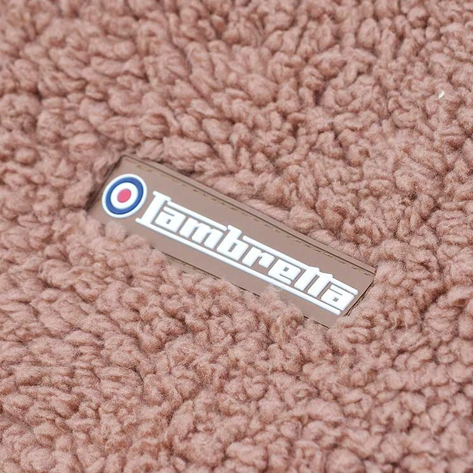 Lambretta Mens Sherpa Quarter Zip Pullover Fleece