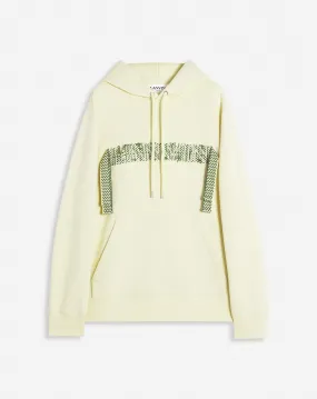 LANVIN CURB LACE LOOSE-FIT HOODIE