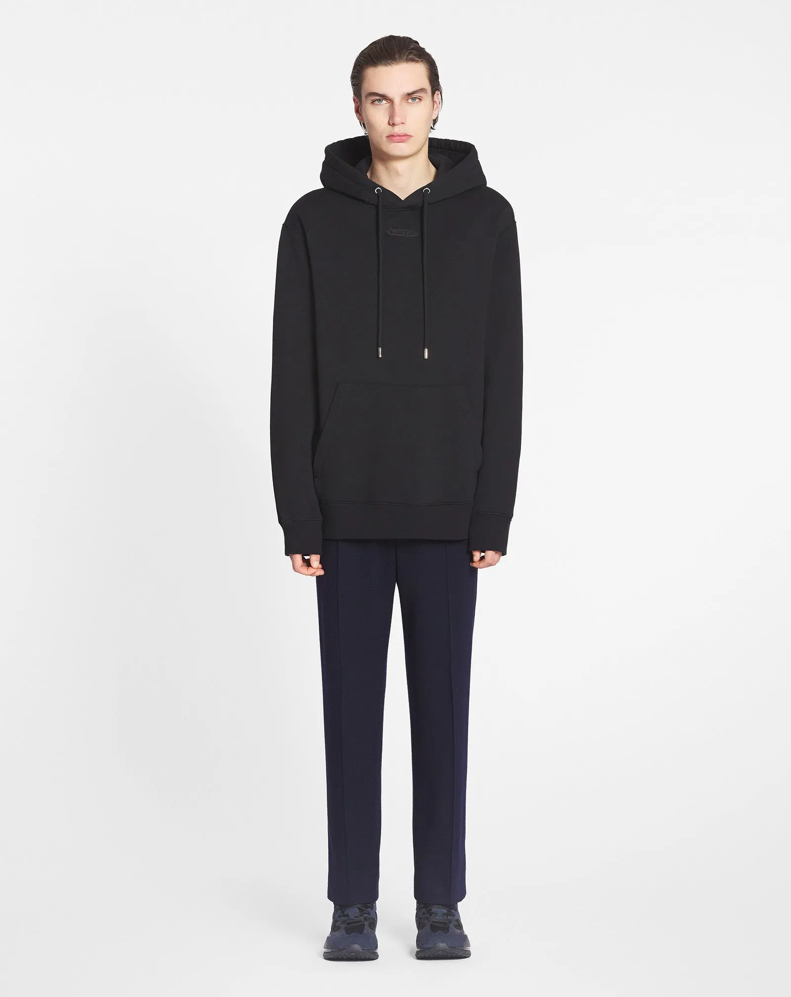 LANVIN DETAIL LOOSE-FITTING HOODIE