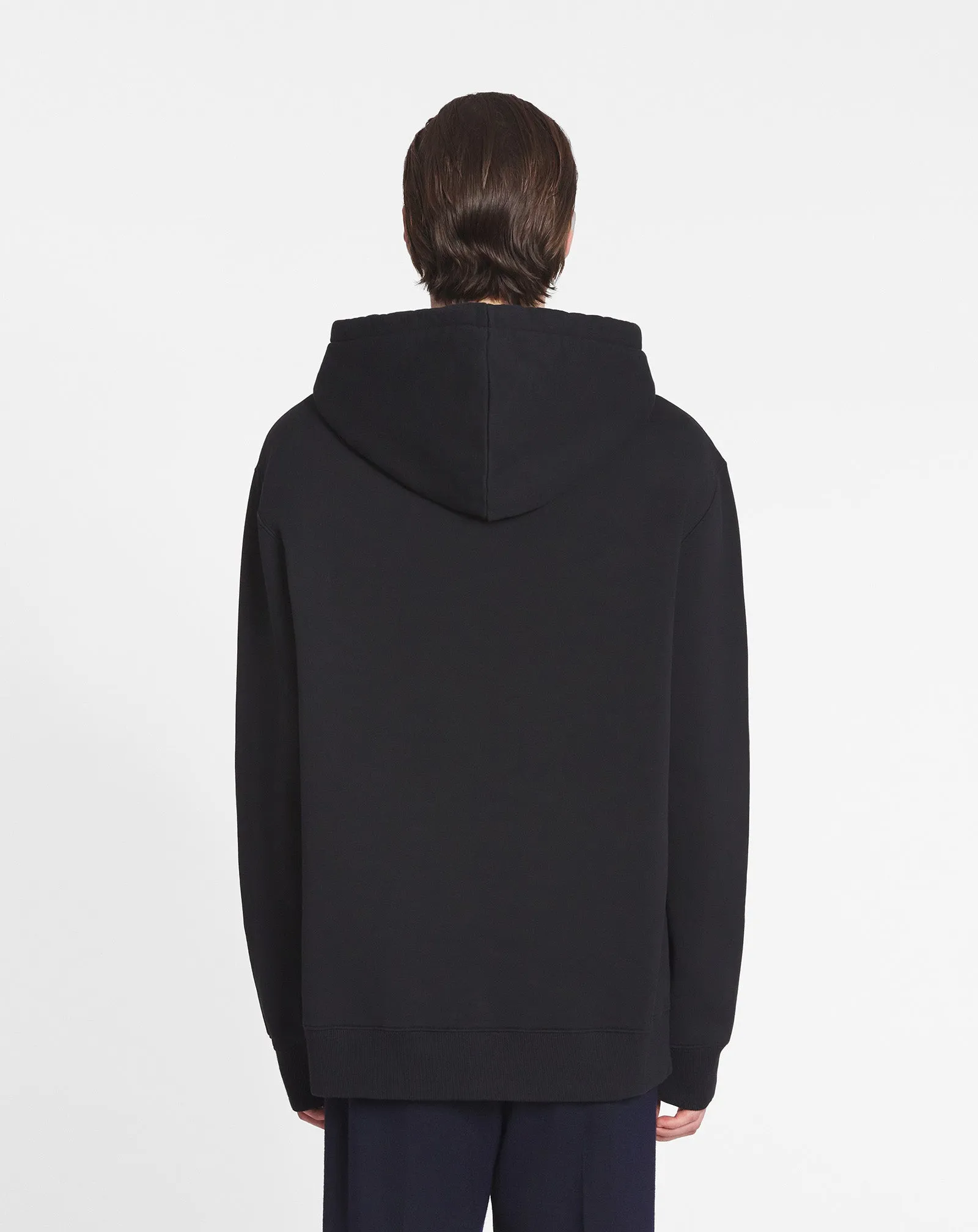 LANVIN DETAIL LOOSE-FITTING HOODIE