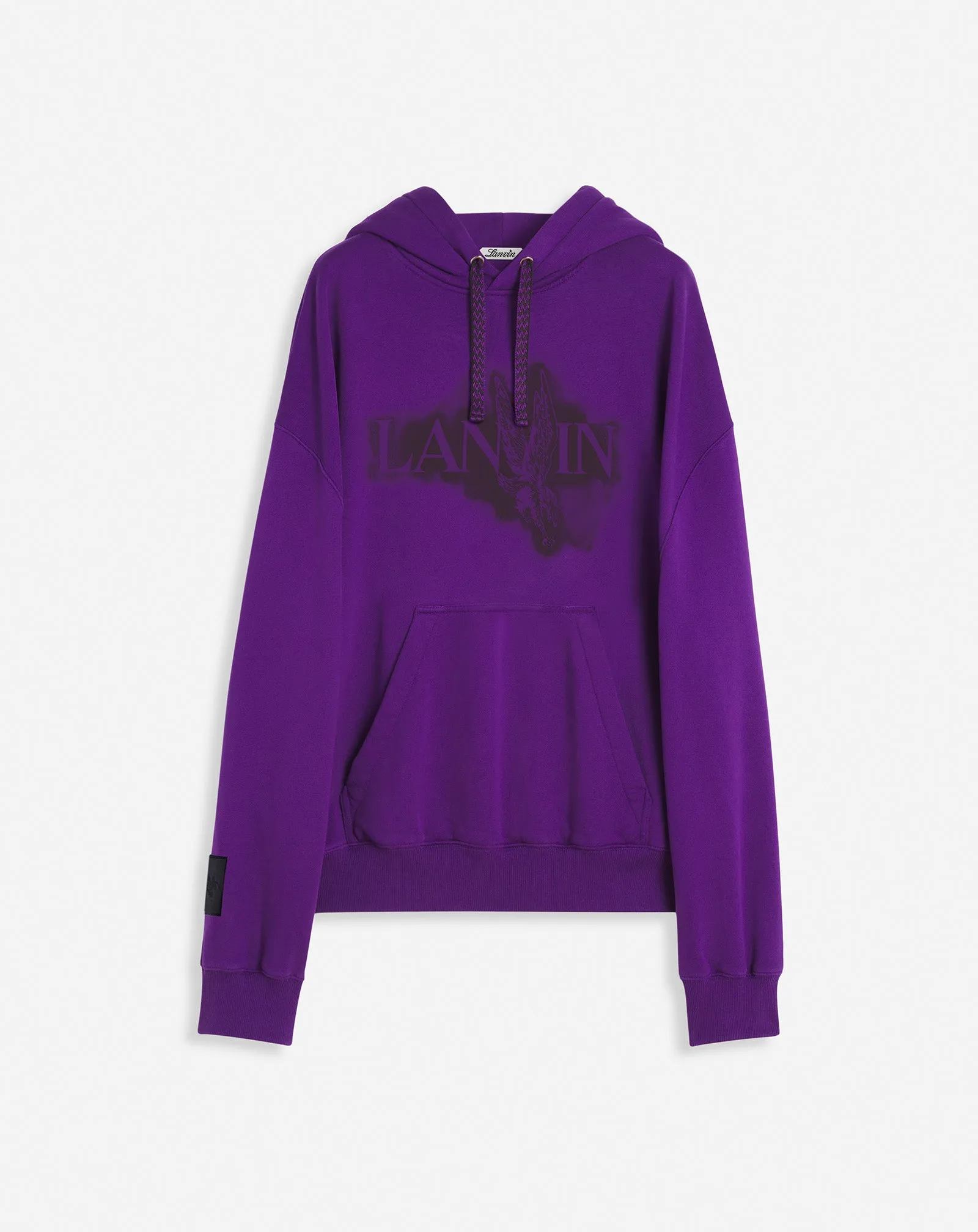 LANVIN X FUTURE UNISEX BAGGY HOODIE WITH EAGLE PRINT