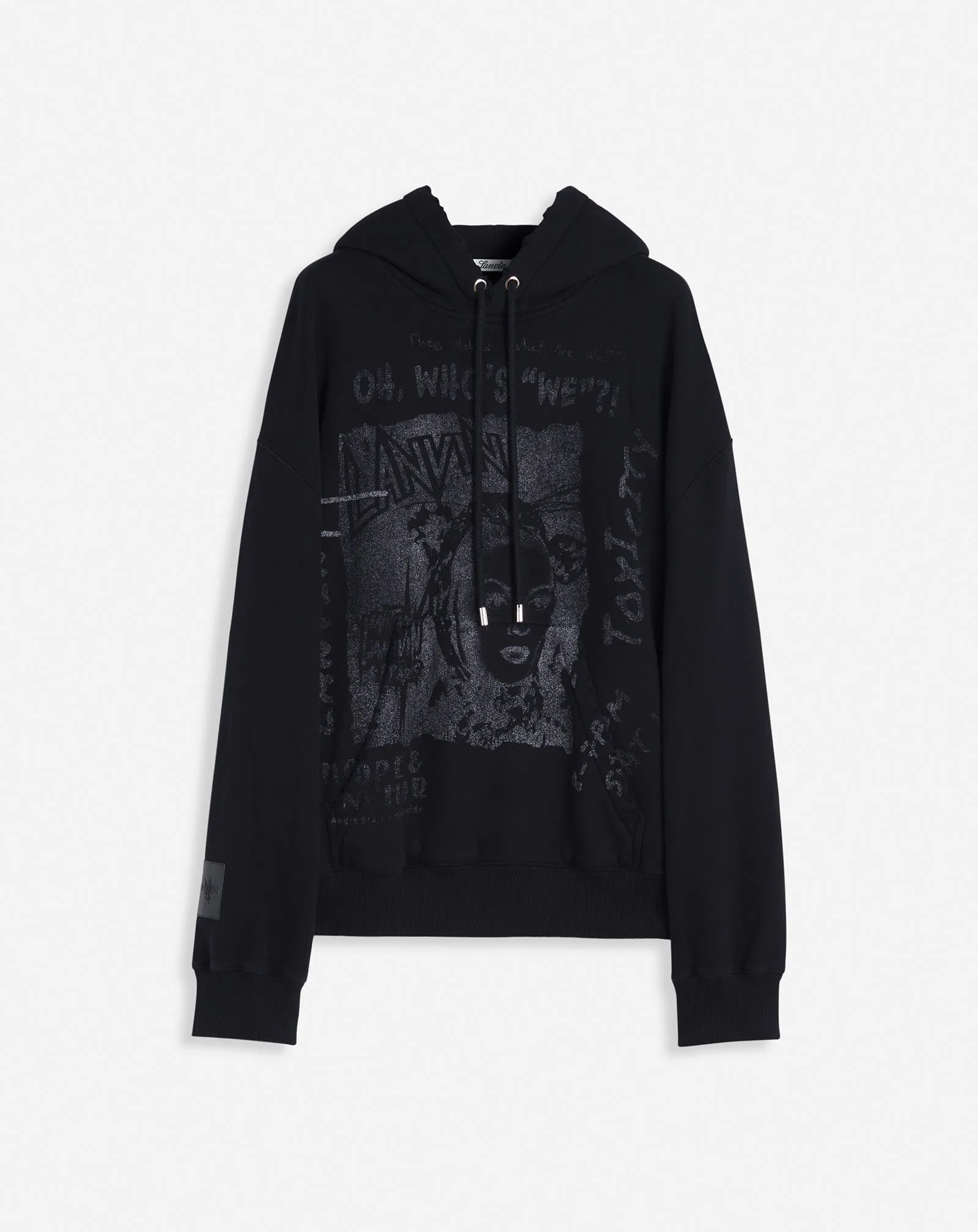 LANVIN X FUTURE UNISEX LOOSE-FIT PRINTED HOODIE