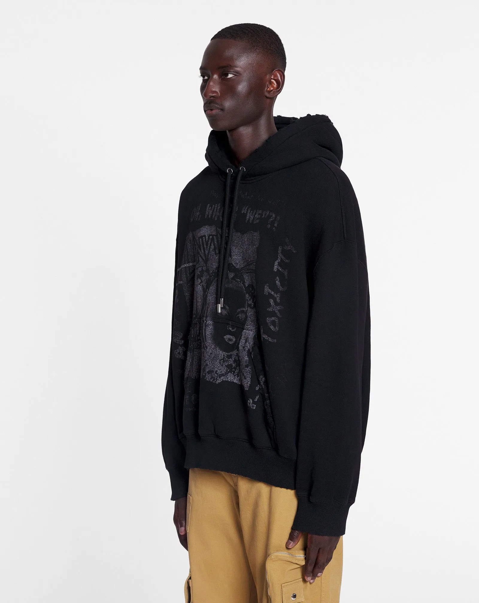 LANVIN X FUTURE UNISEX LOOSE-FIT PRINTED HOODIE