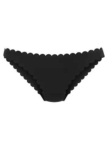 LASCANA Scallop Trim Bikini Bottoms | Look Again