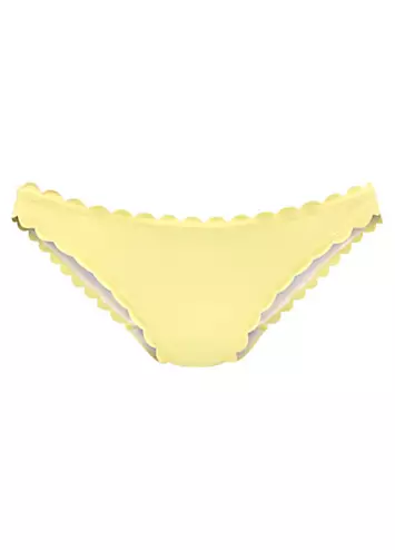 LASCANA Scallop Trim Bikini Bottoms | Look Again