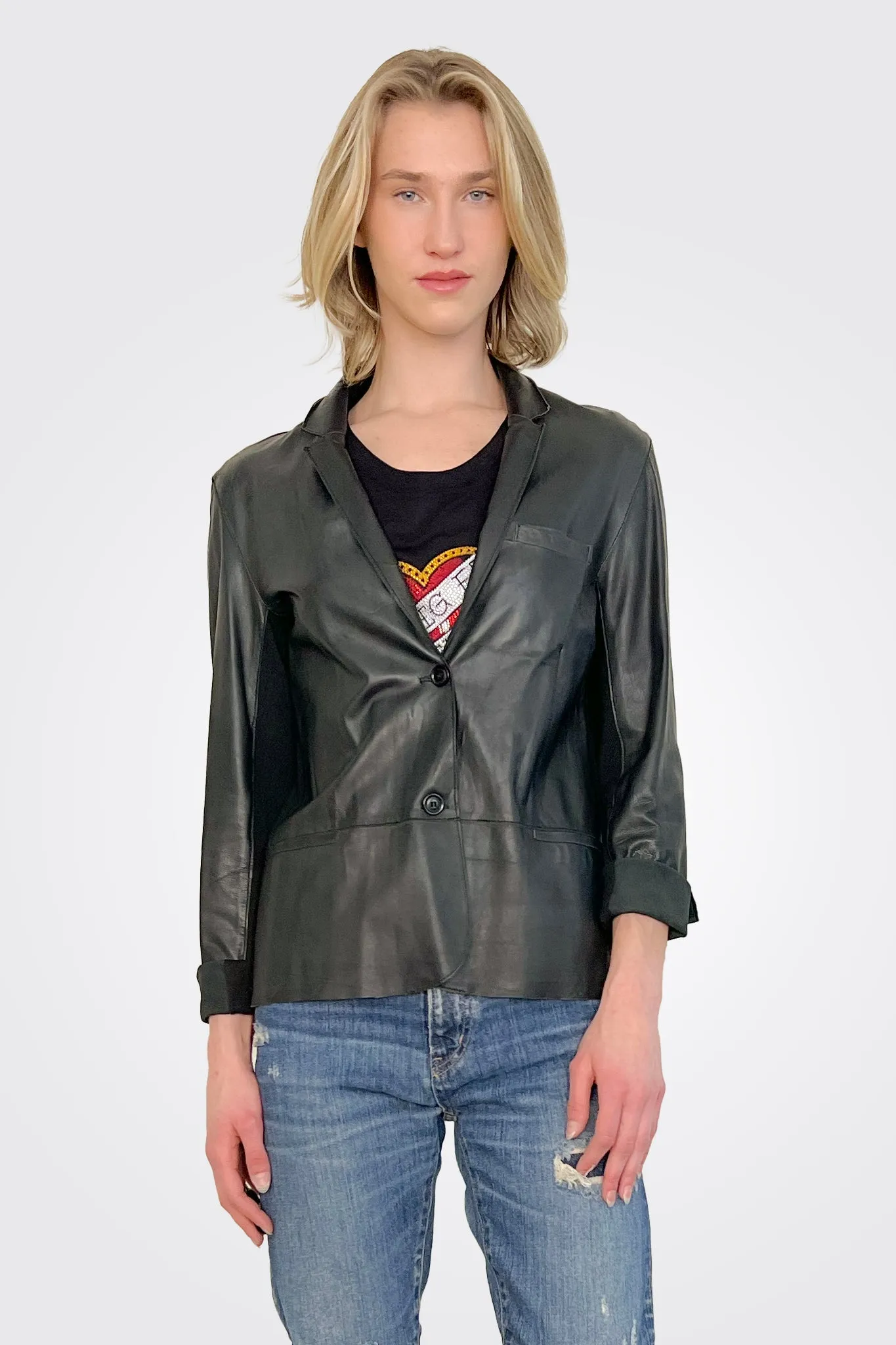 Leather Jacket - Black