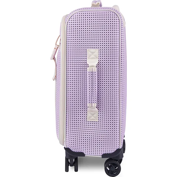 Light + Nine Kids Travel Suitcase 4 Wheel, Faded Lavender