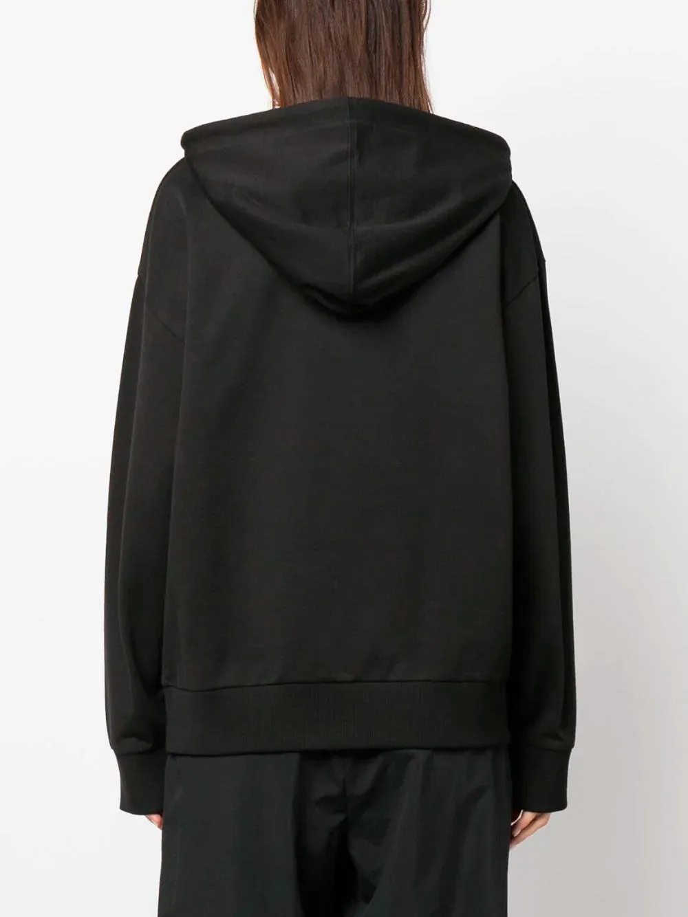 Logo-embroidered hoodie