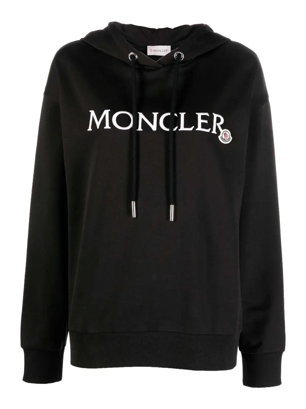 Logo-embroidered hoodie