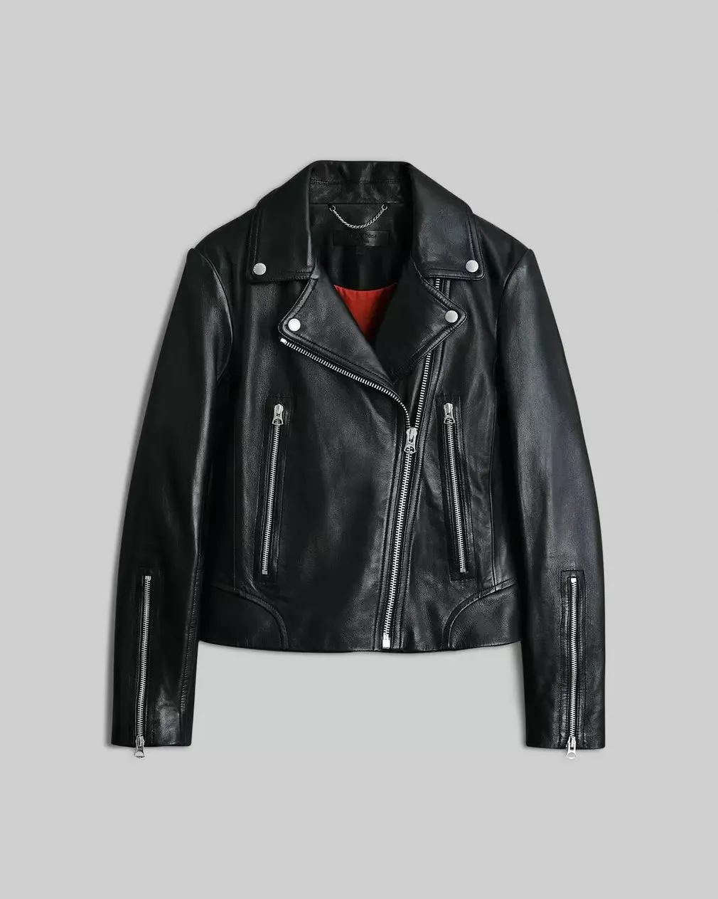 Mack Leather Jacket - Black