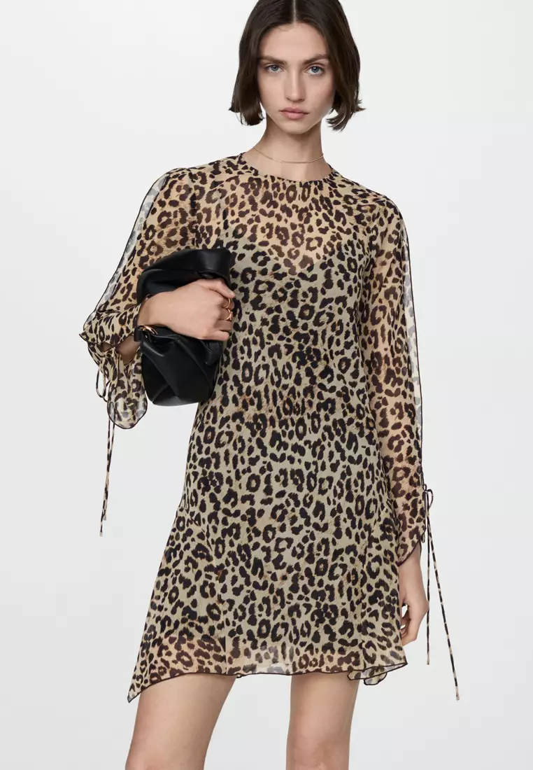 Mango Short Leopard Dress