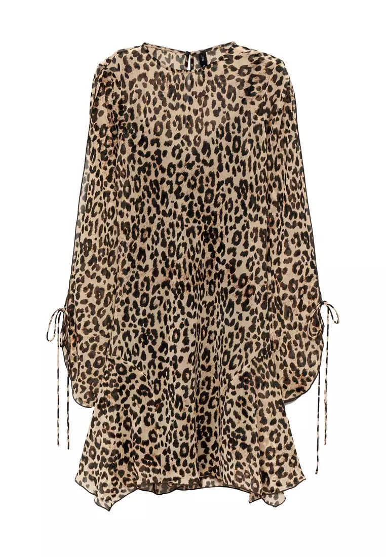 Mango Short Leopard Dress