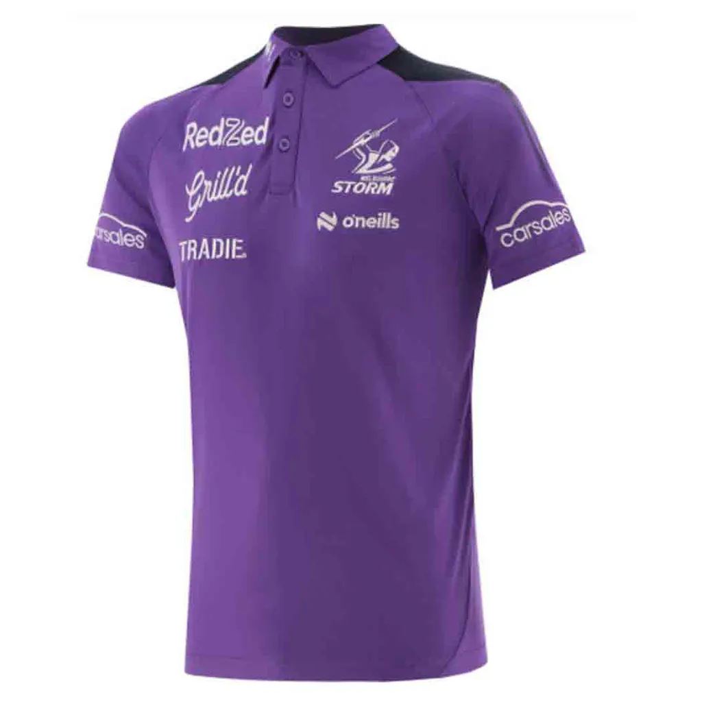 Melbourne Storm 2024 Media Polo Adult