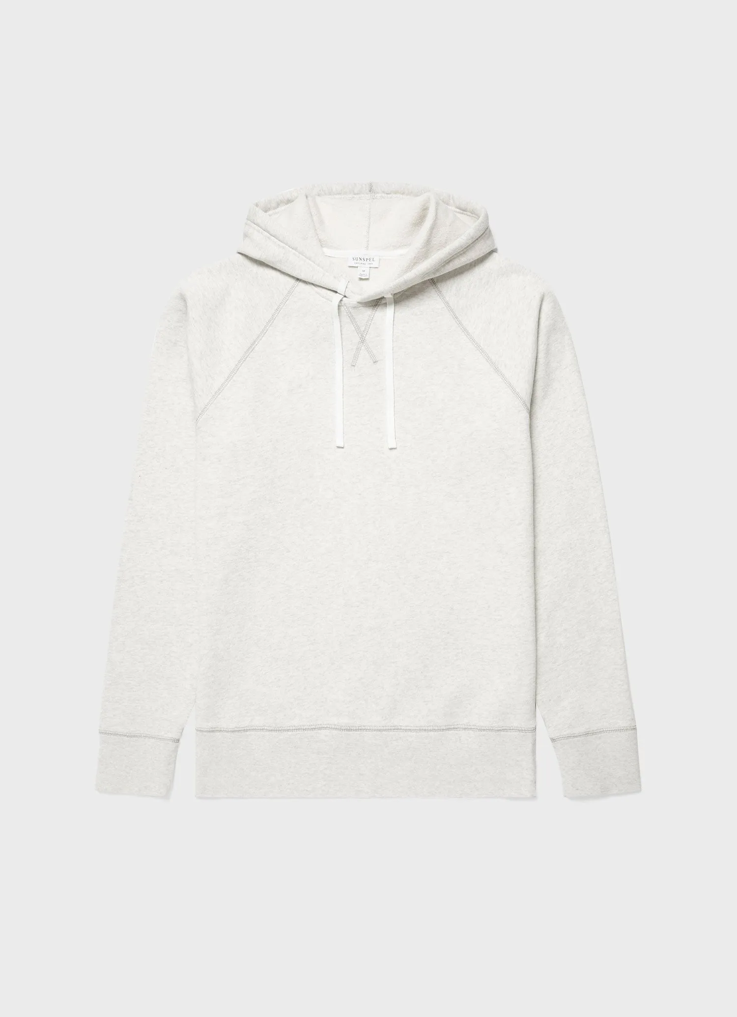 Men's Fleeceback Hoodie in Archive White Melange