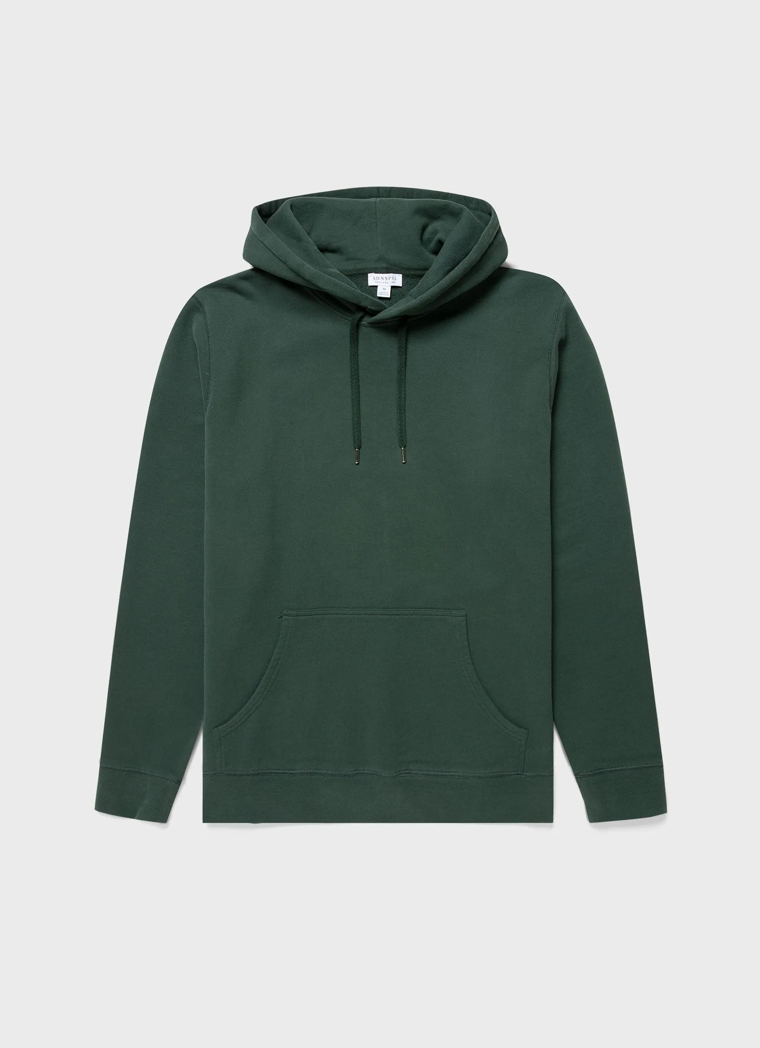 Men's Loopback Hoodie in Dark Green