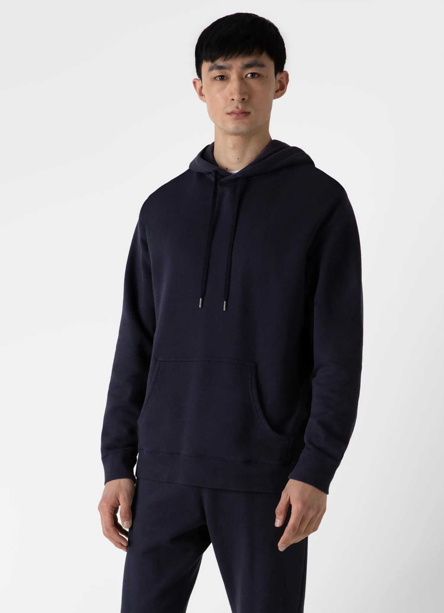 Men's Loopback Hoodie in Navy