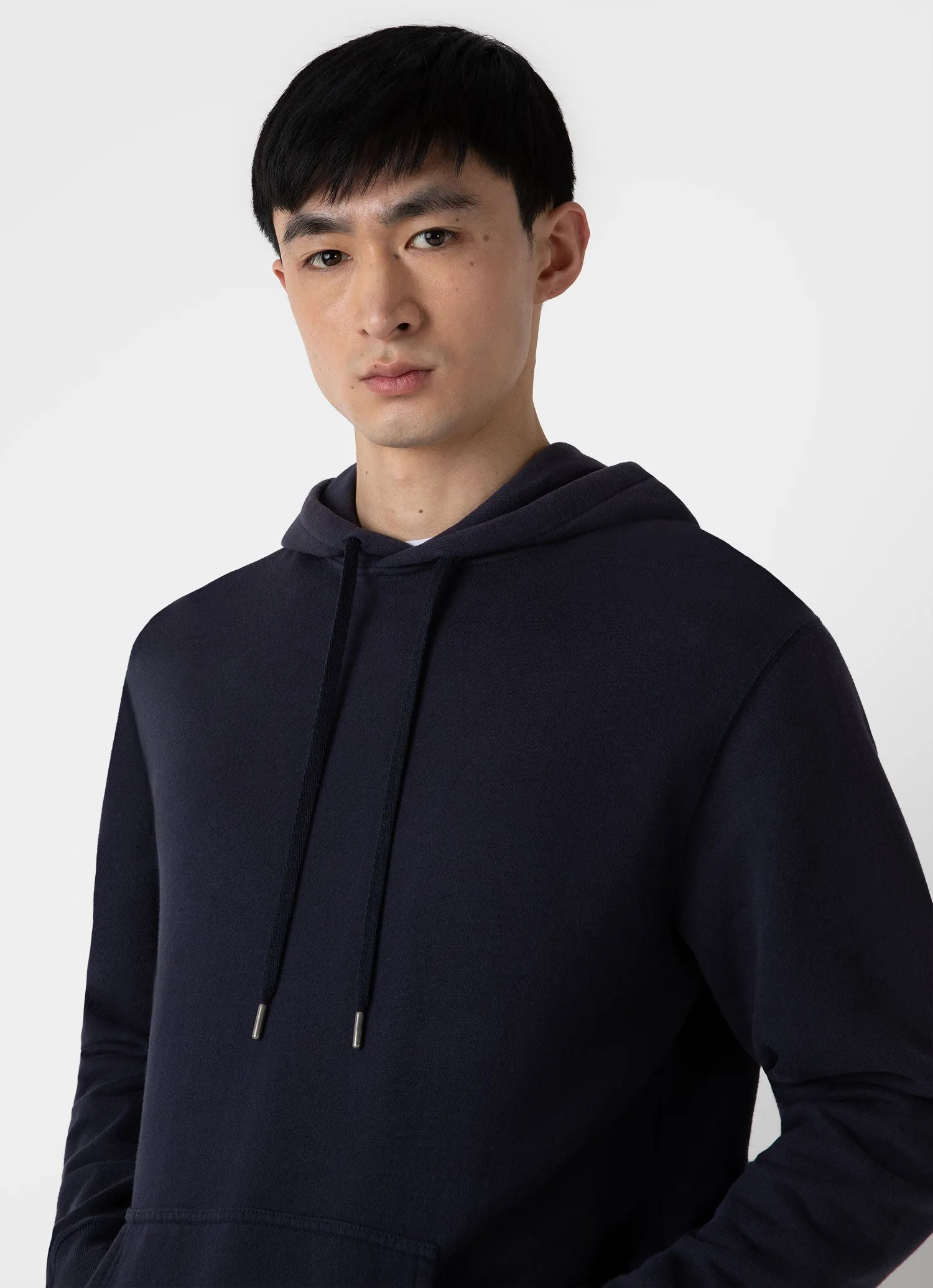 Men's Loopback Hoodie in Navy