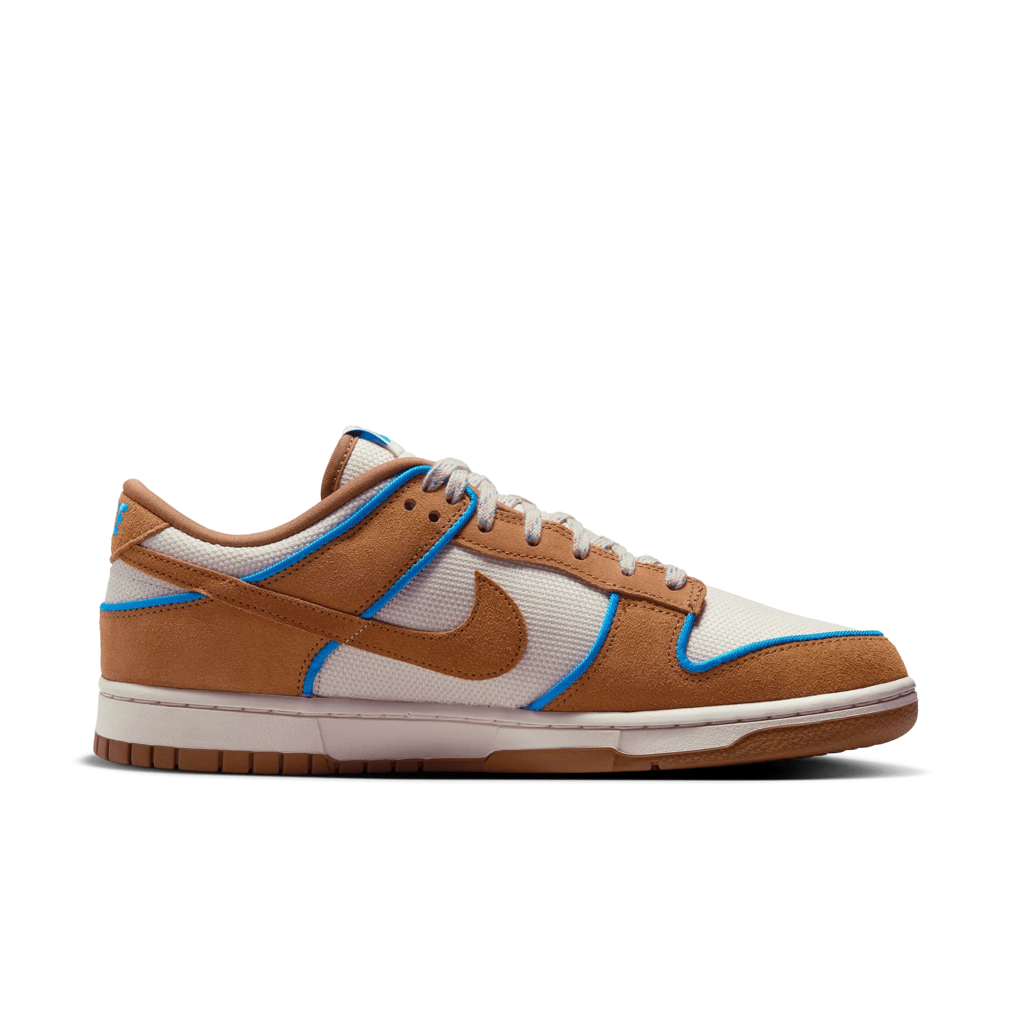 Men's Nike Dunk Low Retro Premium - LT Orewood Brown/LTBritish Tan/Photo Blue