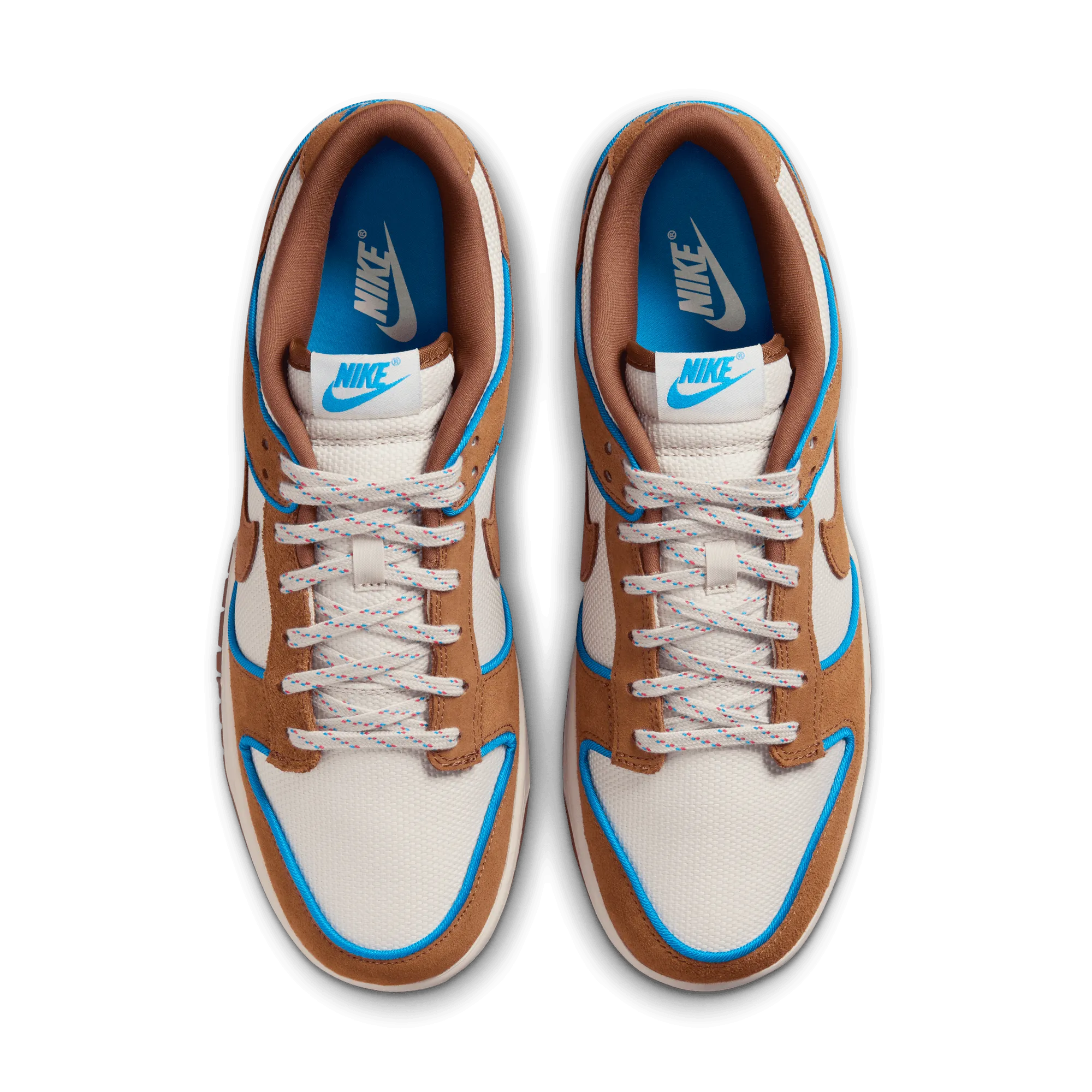 Men's Nike Dunk Low Retro Premium - LT Orewood Brown/LTBritish Tan/Photo Blue