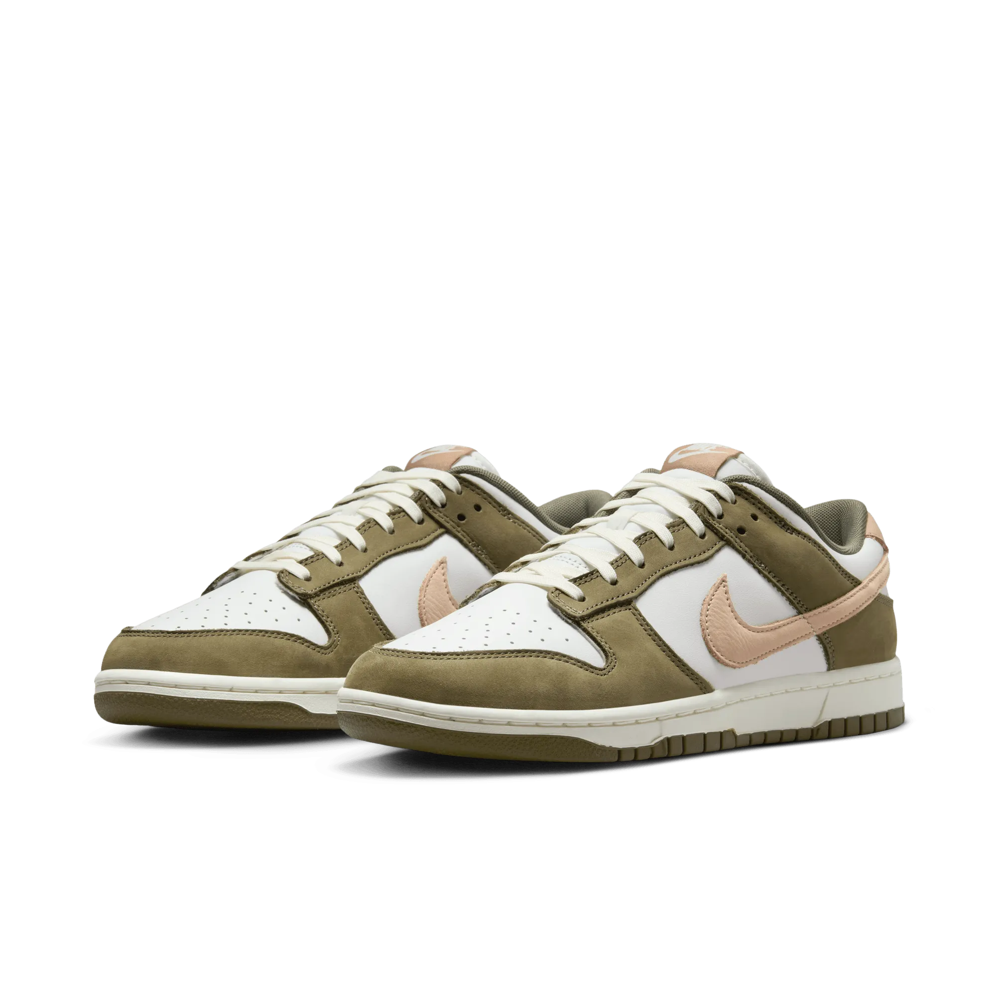 Men's Nike Dunk Low Retro PRM - Medium Olive/Hemp/Summit White/Sail