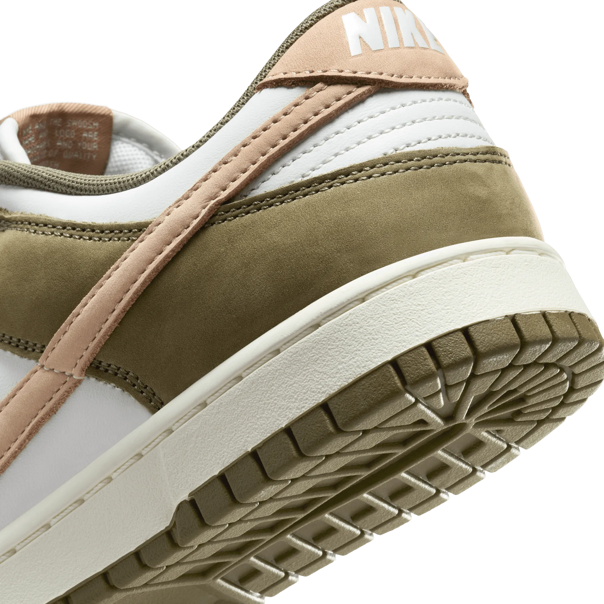 Men's Nike Dunk Low Retro PRM - Medium Olive/Hemp/Summit White/Sail