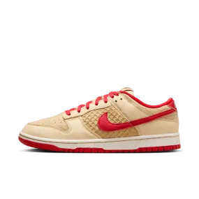 Men's Nike Dunk Low Retro SE Strawberry Waffle - Pale Vanilla/University Red/Sail/Wheat