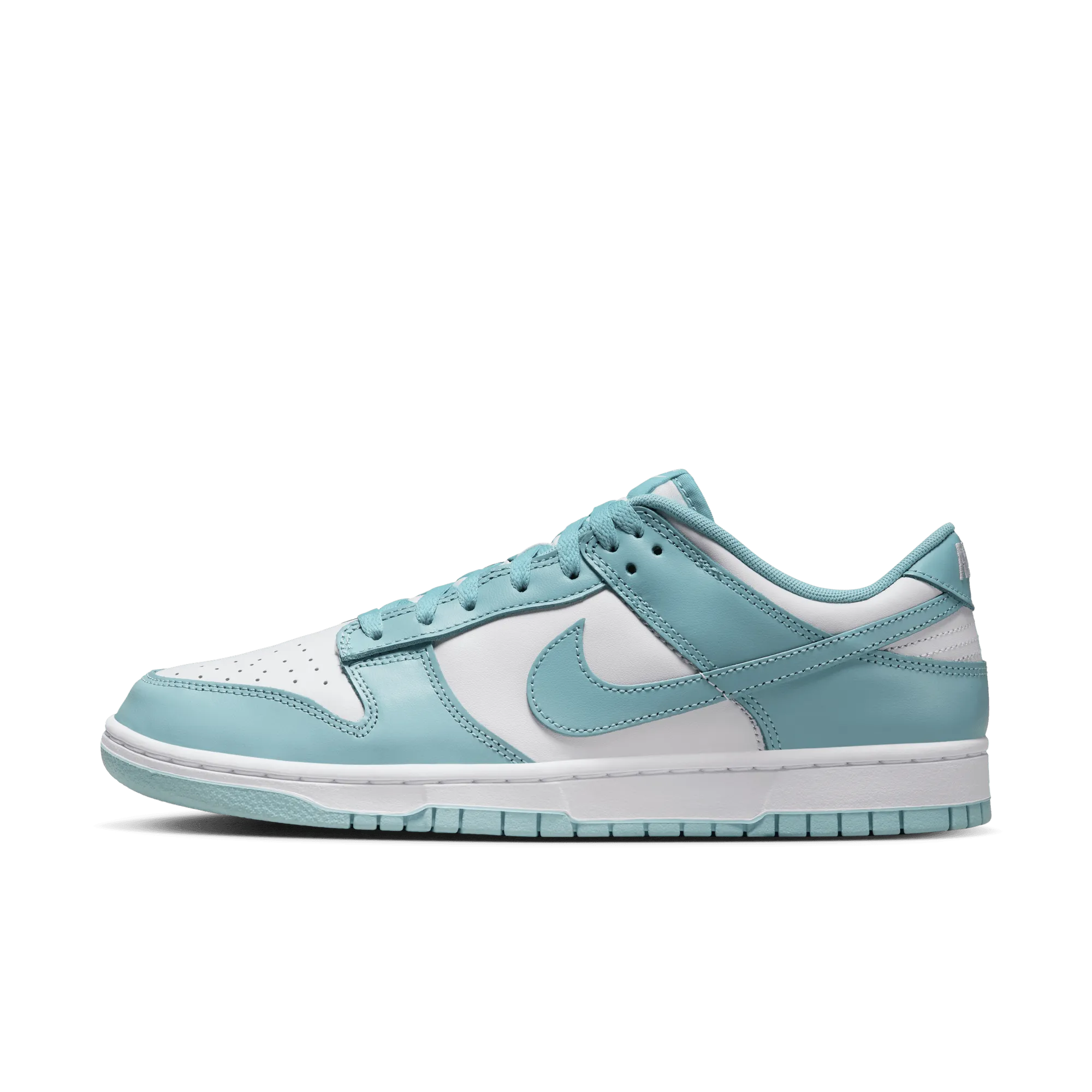 Men's Nike Dunk Low Retro - White/Denim Turquoise